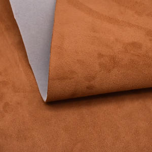 Tissu en faux daim à dos en mousse suédé brossé anti-poussière pour garnitures de voiture sièges de voiture plafond chaussures en flanelle avec mousse - Product Image 4