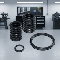 Vente en gros d'anneaux toriques AS568 standard USA en NBR, HNBR, EPDM, silicone, caoutchouc, 0,5 mm-30 mm, noir, pour l'étanchéité, emballés en sacs