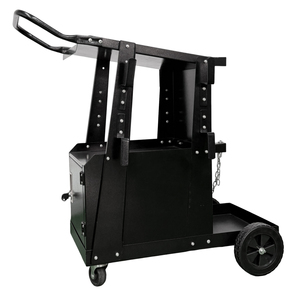 Chariot de soudage OEM personnalisé à 3 niveaux, coffre à outils métallique avec porte verrouillable pour fournisseur de matériel d'atelier - Product Image 3