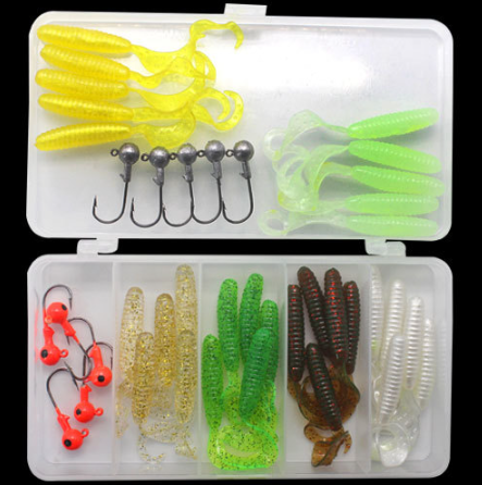 K with bean tail maggot lead hook