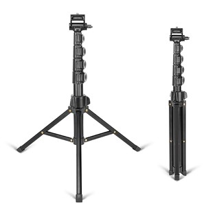 Zhuomei E168 Máy ảnh chụp trực tiếp ngoài trời cầm tay lưới màu đỏ mới Chân máy âm thanh nhanh Lắc vật liệu hợp kim nhôm bền - Product Image 1