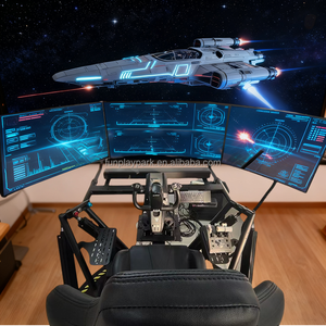 3画面6DOFカーレースシミュレーターF1レーシングモーションプラットフォーム、グラスファイバー製、空港や学校での屋外使用向け - Product Image 2