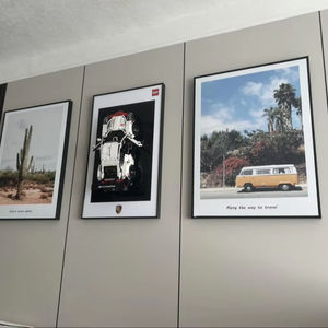 Marcos de Fotos Modernos de Bloques de Construcción para Montar en la Pared, Compatibles con Lego, Decorativos de Metal para Autos Porsche 911, Ferrari, Mercedes Benz, Lego - Product Image 4
