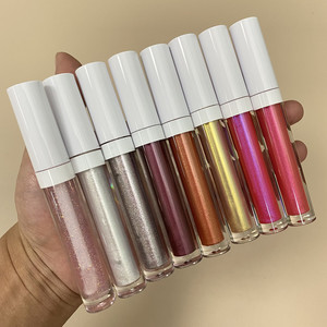 Lápiz Labial Líquido en Tubo de Plástico Natural Nude de Marca Privada Más Vendido, Brillo Labial Líquido de Alta Pigmentación a Prueba de Agua para el Uso Diario - Product Image 1