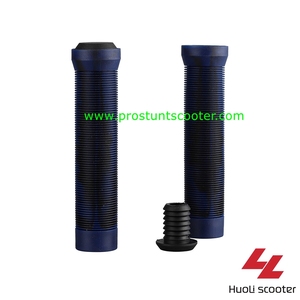 Poignées de scooter <span class=keywords><strong>freestyle</strong></span> Huoli 145 mm, universelles, souples, amortissantes, en caoutchouc TPR bon marché, pour guidon de vélo BMX - Product Image 4