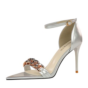 528-6 BIGTREE <span class=keywords><strong>moda</strong></span> coreana scarpe col tacco scava fuori spettacolo sottile banchetto sexy con sandali - Product Image 2