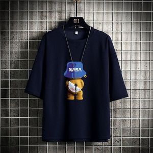 Nouvelle Collection Été 2026 : T-shirt Graphique Oversize pour Homme, Col Rond Manches Courtes <span class=keywords><strong>en</strong></span> Coton pour Tenue Décontractée Quotidienne et Streetwear - Product Image 3