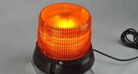 Golddeer Super Bright Auto Safety Light Giratorio LED Beacon Luz roja con montaje magnético 60LED Luz de advertencia de 12 voltios