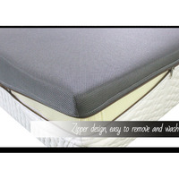 Matelas hybride de qualité à ressorts ensachés 28 cm, en tissu tricoté, mousse à mémoire de forme, latex naturel, housse en coton et lin, pour salle de bain, garantie 10 ans