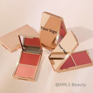 Colorete en polvo compacto con logotipo personalizado, colorete suave para mejillas de Etiqueta Privada, colorete de larga duración desde crema hasta polvo - Product Image 6