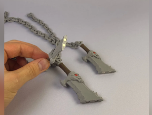 Aimant de réfrigérateur Blade of Chaos - Marchandise créative du jeu God of War imprimée en 3D - Product Image 4