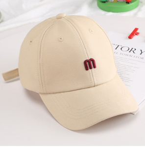 South Korean version of the parent-child simplified M letter embroidered baseball cap summer sunblock breathable boys and girls - Product Image 5