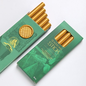 Tự làm sáp con dấu dính cho đám cưới trang trí Nhựa paraffin vàng 5 cái gói đóng hộp 1.1cm đường kính lửa sơn đồng - Product Image 6