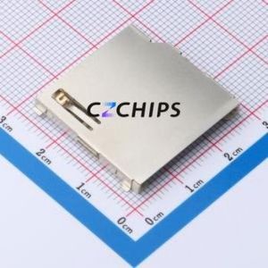 ZX-SD-282.8Y SD Card / Memory Card Connector SMD Connector Plug-In Type Standard SD Card Card Holder 1.9mm - Product Image 1