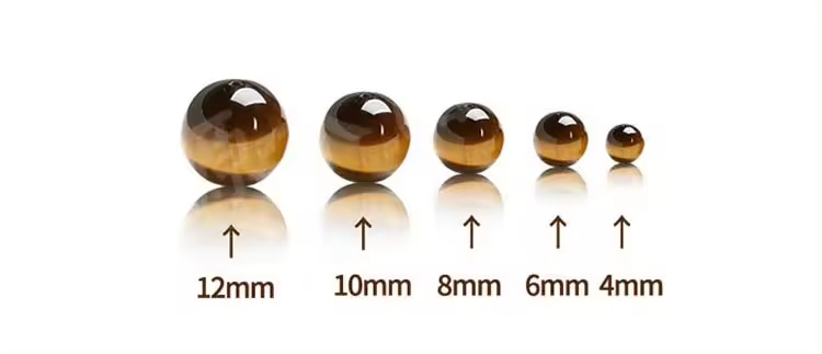 Wholesale Tiger Eye Agate Quartz Round Loose Beads 4/6/8/10/12mm Natural Stone Jewelry Making DIY Bracelet Necklace Components