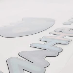 Factory Custom Silk Screen Printing Rubber Brand Logo Sticker 3d Raised Effect Soft Silicone Heat Transfer Labels For Clothing