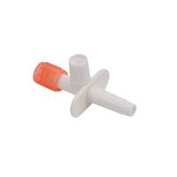 Haute qualité ABS Air ventilé Spike court avec bouchon anti-poussière Luer Lock femelle pour ensemble de perfusion de tuyau