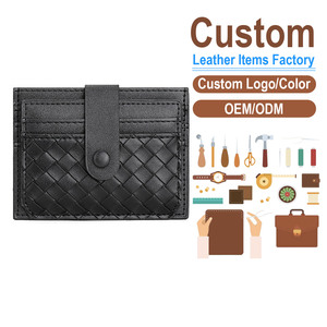 Tarjetero Portátil de Piel Sintética PU Antimagnético para Licencia de Conducir, para Hombre y Mujer, con Monedero Exquisito y Cierre de Botón - Product Image 1