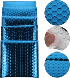 Sacs d'emballage épais en polybulle argentée enduite d'aluminium, autocollants, occultants, écologiques et durables pour l'expédition de vêtements - Product Image 4