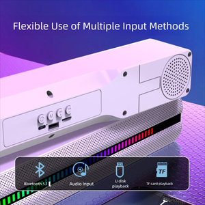 Loa thanh cho TV, KTV, loa không dây <span class=keywords><strong>Bluetooth</strong></span> với đèn LED RGB, loa siêu trầm, âm thanh lớn, dùng cho tiệc tại nhà, chơi game trên PC, <span class=keywords><strong>laptop</strong></span> - Product Image 3