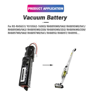 Batería de <span class=keywords><strong>aspiradora</strong></span> de iones de litio 32,4 V 2500mAh de repuesto para <span class=keywords><strong>Rowenta</strong></span> RH8895W0/9A0 RH8895 - Product Image 3