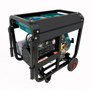 5 PS Diesel generator mit Griff und Rädern tragbar