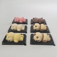 Support Buffet Table Rotative Desserts Forme de Petit Ours Fraise Chocolat Fromage Saveur Avec Service Supérieur Gâteau Surgelé