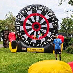 Fléchettes <span class=keywords><strong>de</strong></span> football géantes et gonflables Jeu <span class=keywords><strong>de</strong></span> fléchettes <span class=keywords><strong>de</strong></span> football gonflable pour l'extérieur Cour Gym Camp <span class=keywords><strong>Sport</strong></span> Jeux Business Use - Product Image 5