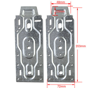 Linghui Air Conditioner Indoor Unit Mounting Plate 72x203mm Thickened <b>Bracket</b> For Home Use - Product Image 1