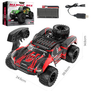Coche RC de Alta Velocidad a Escala 1:14, 4WD, Motor con Escobillas Totalmente Proporcional, Camioneta Todoterreno de Carreras Rápida, <span class=keywords><strong>Monster</strong></span> <span class=keywords><strong>Truck</strong></span>, <span class=keywords><strong>Bigfoot</strong></span> <span class=keywords><strong>Truck</strong></span> - Product Image 1