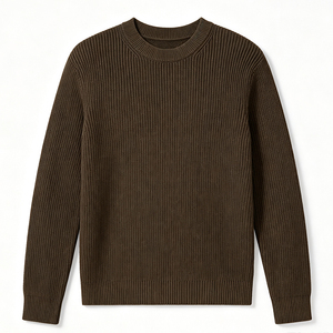 Custom LOGO <b>Men's</b> Sweater Casual <b>Woolen</b> Pullover Knitwear Winter Crew Neck <b>Jumper</b> Knitted Sweater <b>Men</b> - Product Image 1