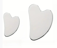 Ensemble populaire de rouleaux de jade et de Gua Sha en acier inoxydable 304 pour le visage, les yeux et le corps, anti-âge, pour massage commercial et domestique