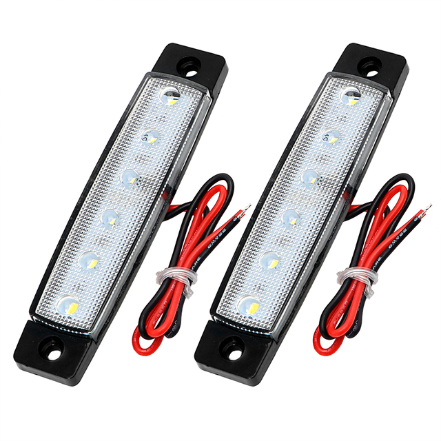 White Car Brake Lamps 12 SMD LED 12V Auto Lights Car Turn Signal Lights Car-Styling