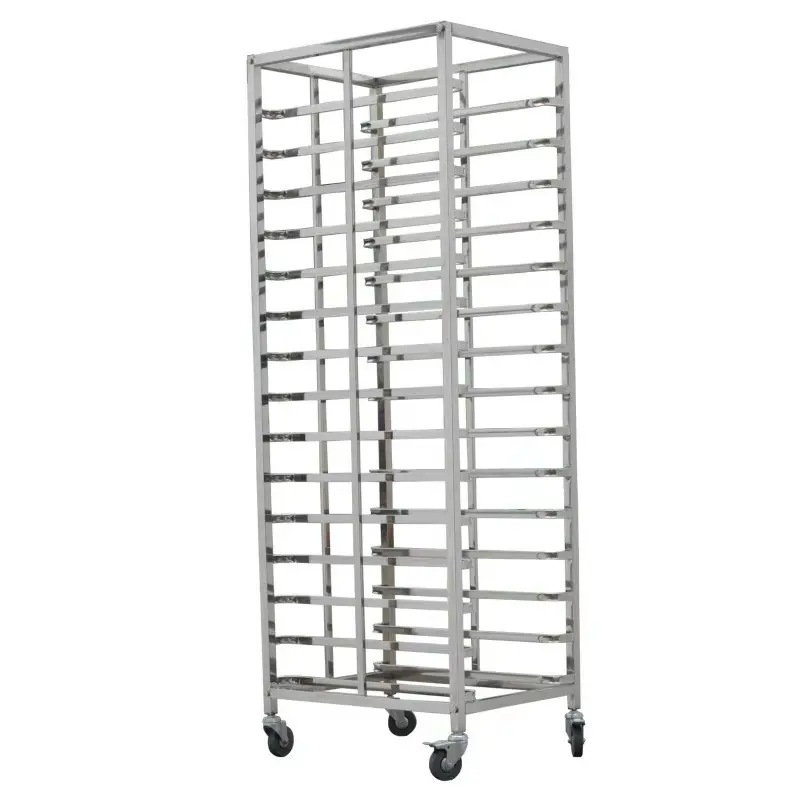 201 vassoio in acciaio inox 304 rack trolley da forno di raffreddamento pan di alluminio macchina di cottura degli alimenti vassoio carrelli per il Fast food Cucina attrezzature