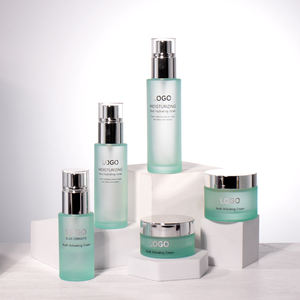 30ml 50ml 60ml 80ml 100mL 120ml cosméticos congelados bomba de loción esmerilado botella de suero conjunto de embalaje con bomba blanca - Product Image 3