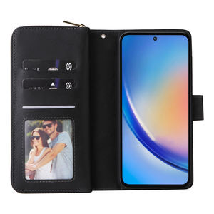 Ultra-บาง 9 การ์ดกระเป๋าสตางค์หนังเคสโทรศัพท์สําหรับ <span class=keywords><strong>Samsung</strong></span> A35 <span class=keywords><strong>A45</strong></span> A55 A25 A15 S24 โทรศัพท์มือถือกรณี - Product Image 4