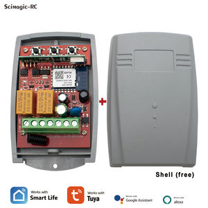 Récepteur de porte de garage universel 433 MHz 2CH, prend en charge le code fixe et le code roulant, ouvre-porte intelligent WiFi avec application Tuya, Alexa, Google Home - Product Image 2