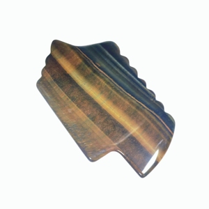 Rodillo de Masaje Facial de Piedra Ojo de Tigre, Herramienta Reafirmante de la Piel para Uso Doméstico - Product Image 2