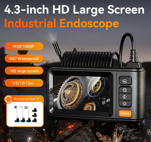 OEM 4.3 inç su geçirmez kanalizasyon Borescope IP67 C21-M CMOS sensör endoskop muayene kamera H.265 Video USB ev aletleri ODM - Product Image 2