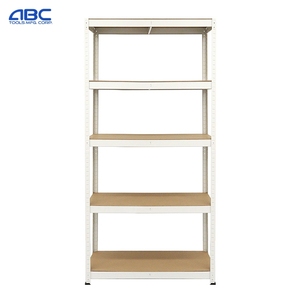 ABCTOOLS Étagère de rangement métallique à 5 niveaux de qualité commerciale, robuste et réglable, en acier, <span class=keywords><strong>pour</strong></span> garage, entrepôt, garde-manger - Product Image 2