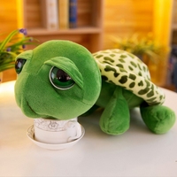 Peluche tortue aux grands yeux mignons en gros, cadeau en peluche ultra douce avec rembourrage en coton PP et polyester