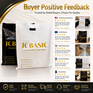 Bolsas de Regalo Personalizadas con Logotipo, Bolsas de Compras de 12'' x 15'' con Asas Troqueladas para Regalos, Bolsas de Plástico con Logotipo Propio - Product Image 6