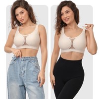 Soutiens-gorge sans fil personnalisables pour femmes, soutien-gorge sans couture push-up à couvrance totale, bralette confortable en maille, soutien-gorge T-shirt pour tous les jours