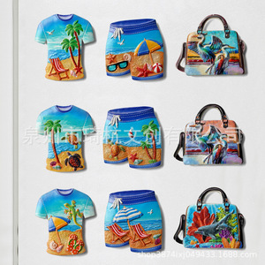 Imán de Resina para Refrigerador con Forma de Camiseta, Decoración para el Hogar, Regalo - Product Image 2