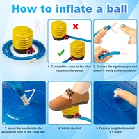 Ballon de yoga et de fitness anti-éclatement en PVC écologique, antidérapant, pour la grossesse et l'accouchement, avec pompe pour l'entraînement au yoga et au fitness