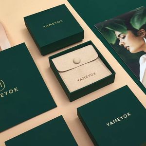 Discount Embossed Wedding Jewelry Box Ring Earrings Necklace Pendant Bracelet Storage Gift Packaging Quality <b>Paper</b> <b>Boxes</b> - Product Image 6