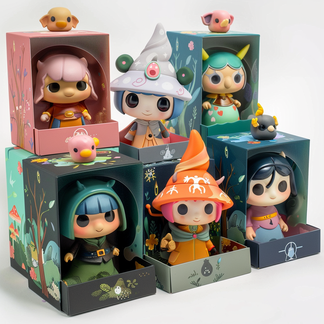 Custom EM ODM Factory Wholesale Fashion Play Display Box Gift Art Toys Toys Figures Blind Box Collectible Designer Toy Series