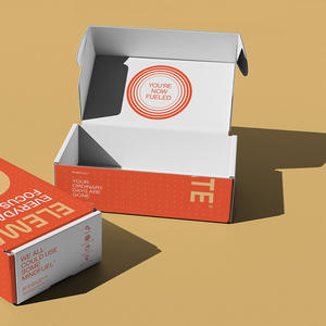 กล่องบรรจุภัณฑ์หมึก กล่องกระดาษแข็งรีไซเคิล กล่องไปรษณีย์ลูกฟูก เคลือบด้าน ลายนูน ขนาดตามสั่ง พิมพ์โลโก้ กล่องขนส่ง - Product Image 6