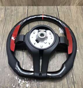 Per <span class=keywords><strong>BMW</strong></span> Serie <span class=keywords><strong>E</strong></span> F F30 F10 F20 <span class=keywords><strong>X5</strong></span> E70 E71 E90 F85 F22 F15 M3 M5 M6, Leve del Cambio Personalizzate in Fibra di Carbonio con LED, Volante Sportivo M - Product Image 2