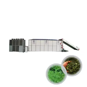 Industrial Piece of Mint Leaf Hot Air Dryer Tea Air Mesh Belt Dryer Mint Leaves Tea Drying Machine/Drying